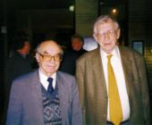 With old friend-rival D.Bronstein in middle nineties, Holland